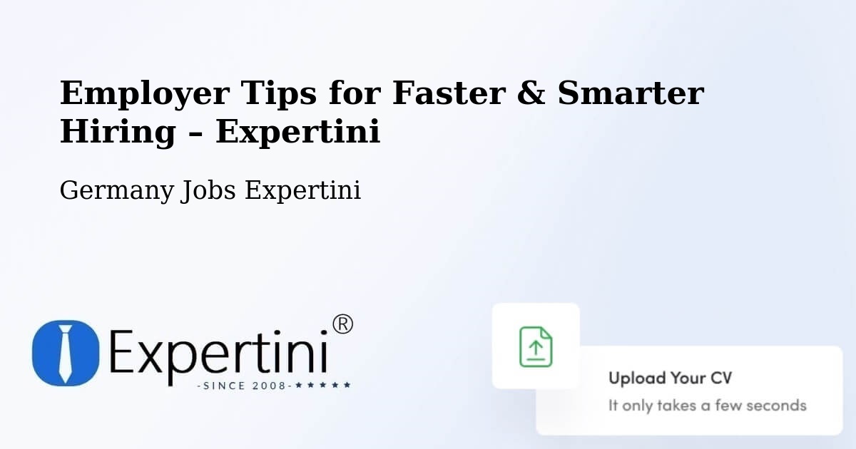 Employer Tips for Hiring & Recruitment – Morbach - Morbach, Germany Jobs Expertini