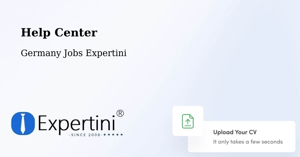 Help Center – Morbach - Germany Jobs Expertini