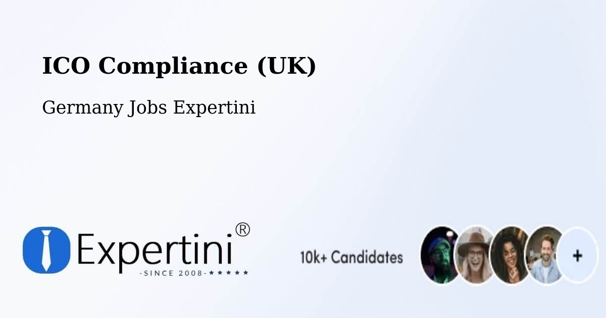UK Data Protection & ICO Compliance – Morbach - Germany Jobs Expertini